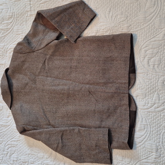 Janie and Jack boys 2T herringbone brown blazer EUC pockets sewn - Picture 5 of 6